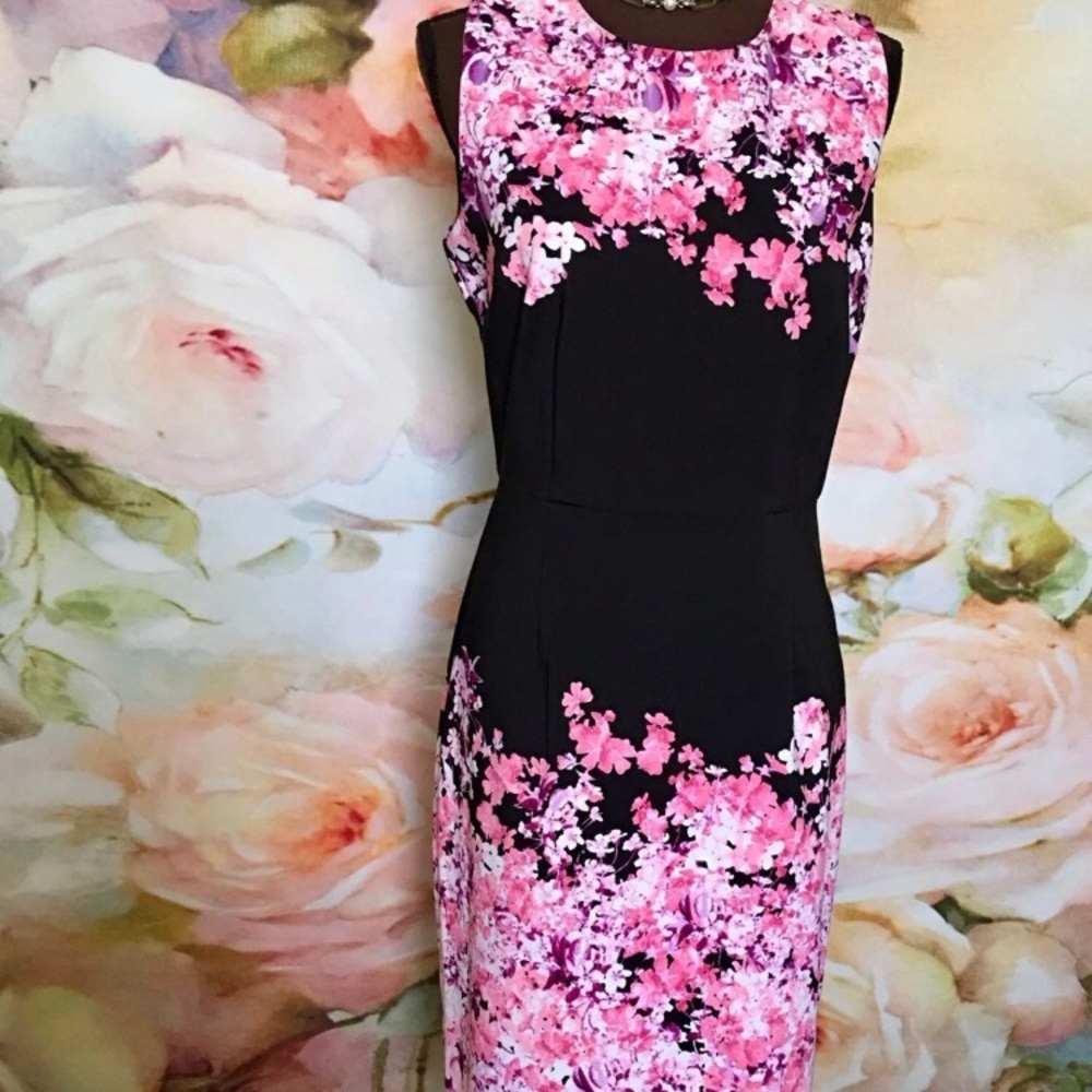 New York and company floral cherry blossom dress